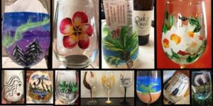 Wine Glass Painting Class @ Hillsboro | OR | United States