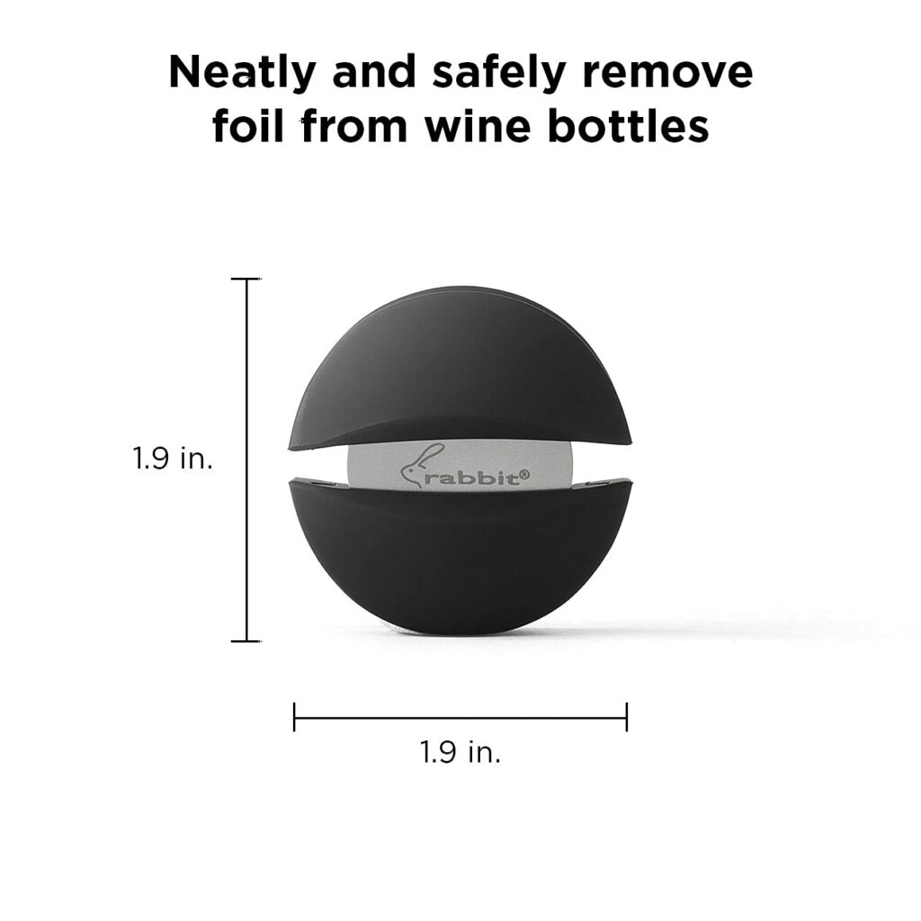 Rabbit Wine Bottle Foil Cutter (Black), 1 EA - W6113
