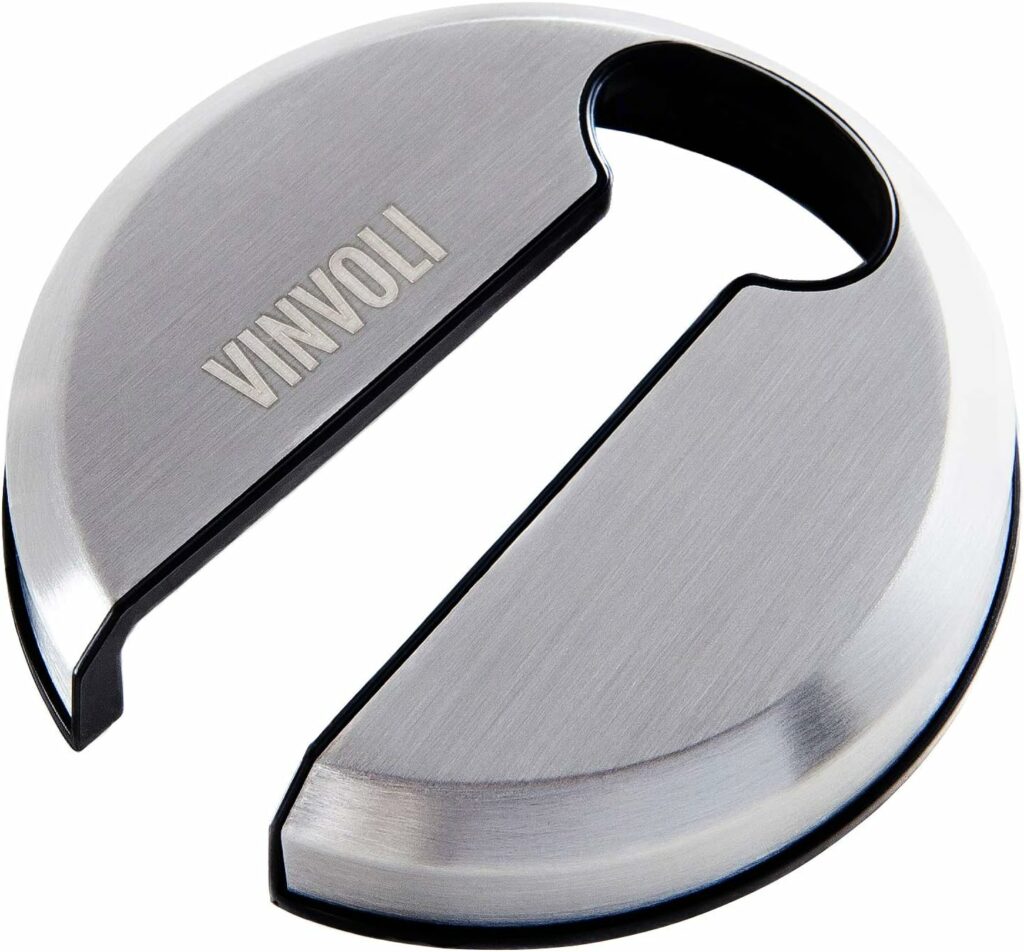 Wine Foil Cutter - Luxury Stainless Steel Wine Foil Cutter Tool - Foil Cutter for Wine Bottles - Wine Cutter Foil Opener Neck Label Remover - Wine Top Seal Cutter - Wine Bottle Foil Cutter
